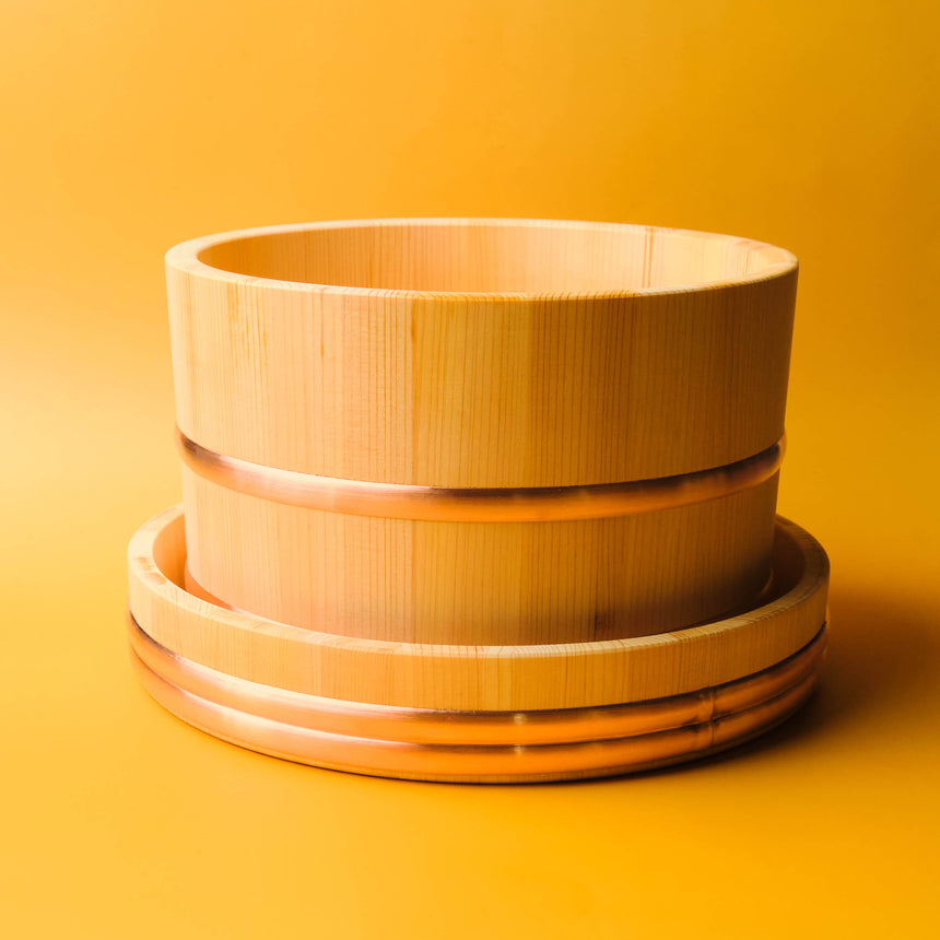 Yamacoh Ohitsu Sawara Wooden Rice Container - Edobitsu