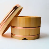 Yamacoh Ohitsu Sawara Wooden Rice Container - Edobitsu