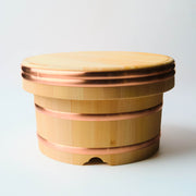 Yamacoh Ohitsu Sawara Wooden Rice Container - Edobitsu