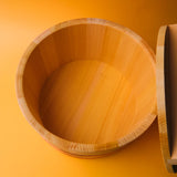 Yamacoh Ohitsu Sawara Wooden Rice Container - Nosebitsu