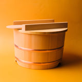 Yamacoh Ohitsu Sawara Wooden Rice Container - Nosebitsu