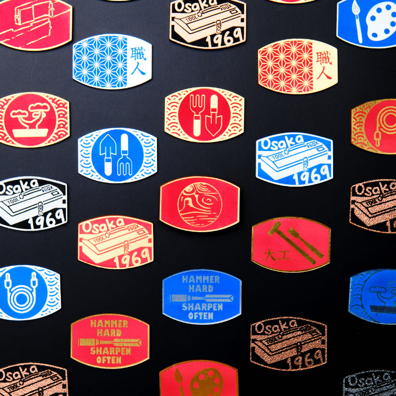 Toyo Steel Badges
