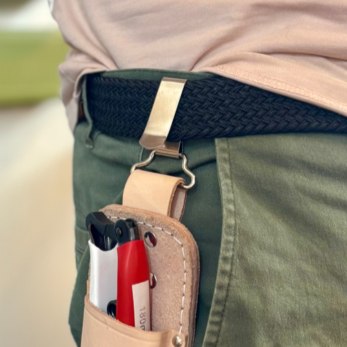 Double Leather Holster - Side by Side