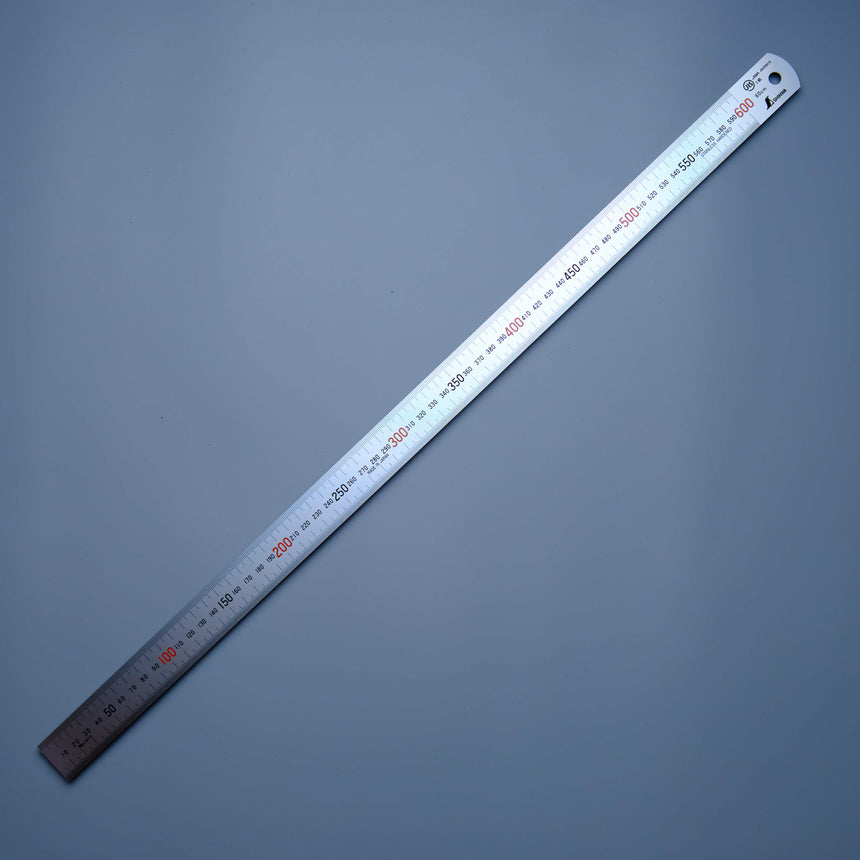 60cm Hard Chrome Finish Stainless Steel Rule