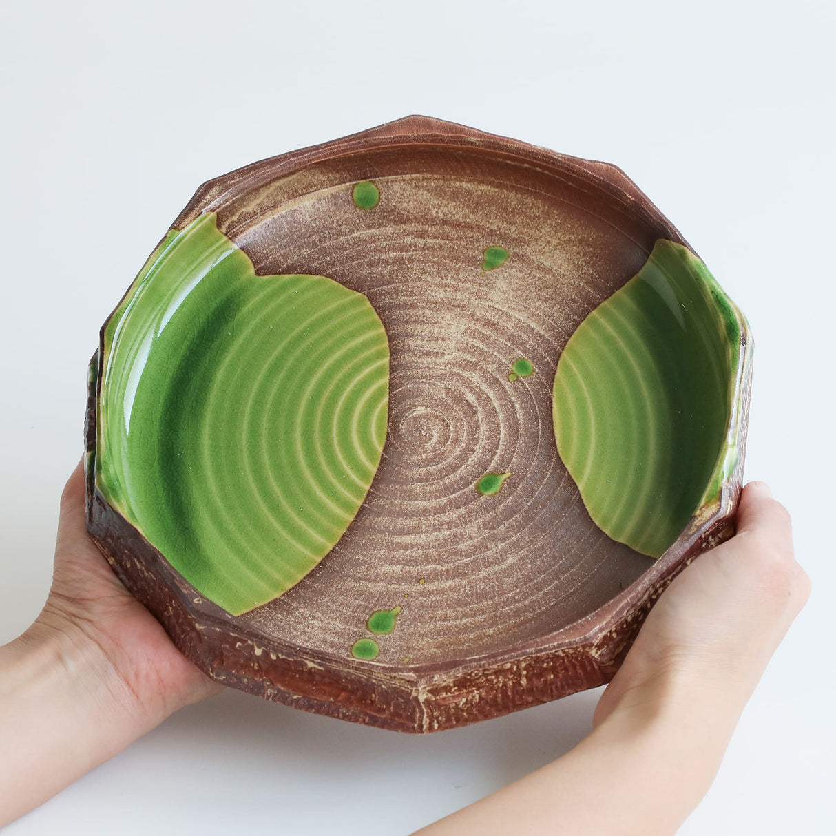 Lily Pad Round Ikebana Vase