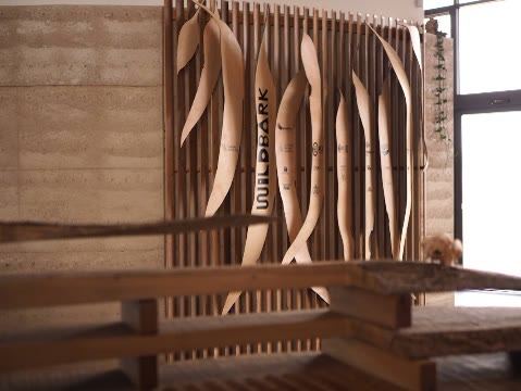 Wildbark timber work at the Mulligan's Flat Nature Reserve learning centre