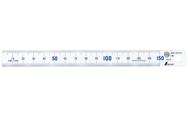 TOUGH WHITE Stainless Steel Rule