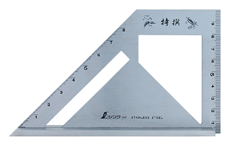 Shinwa Miter Rule 45º90º - with 40mm Wide Fence