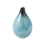 Minoyaki Sky Blue Drop Shaped Ikebana Vase