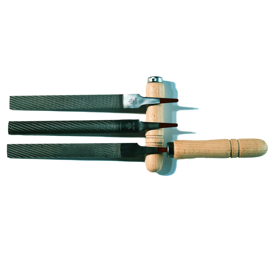 Wood File - Extra Fine Flat 150mm - White Oak Handle