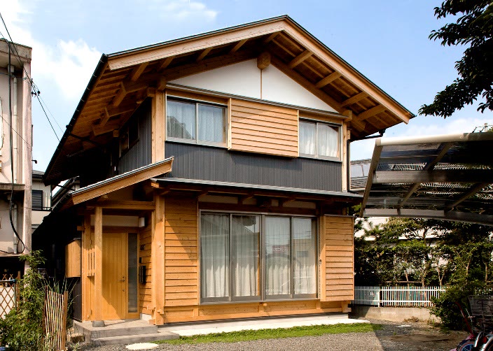 The Suyasu house, a timber house built with traditional methods