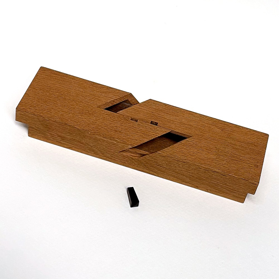 Timber joint held with wooden pins