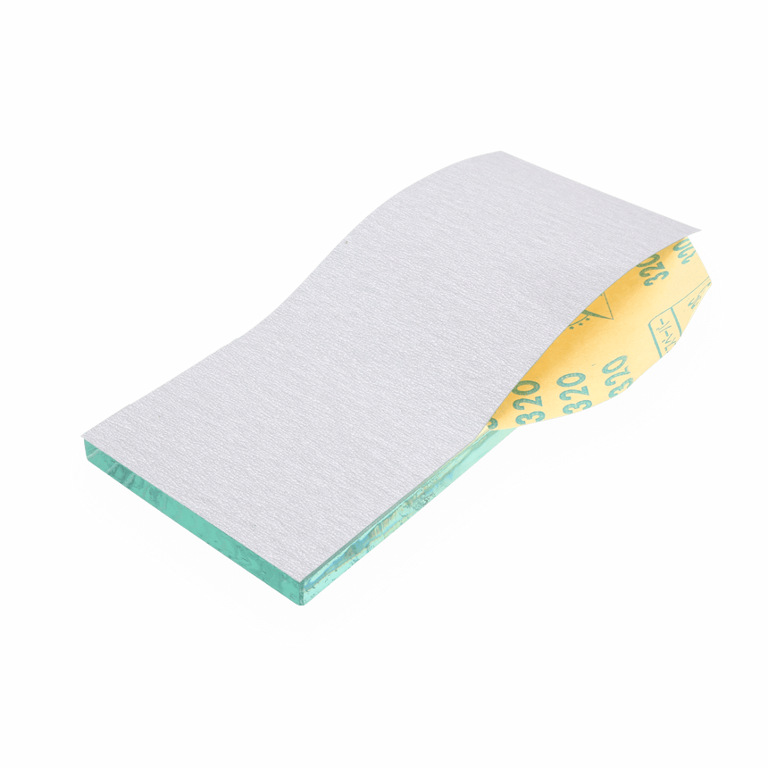 1/3 Sheet Glass Plate - 220 x 100 x 10mm - Maintenance & Accessories - Japanese Tools Australia