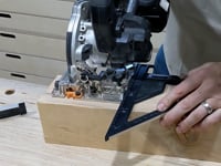 15cm 45°/90° Circular Saw Guide