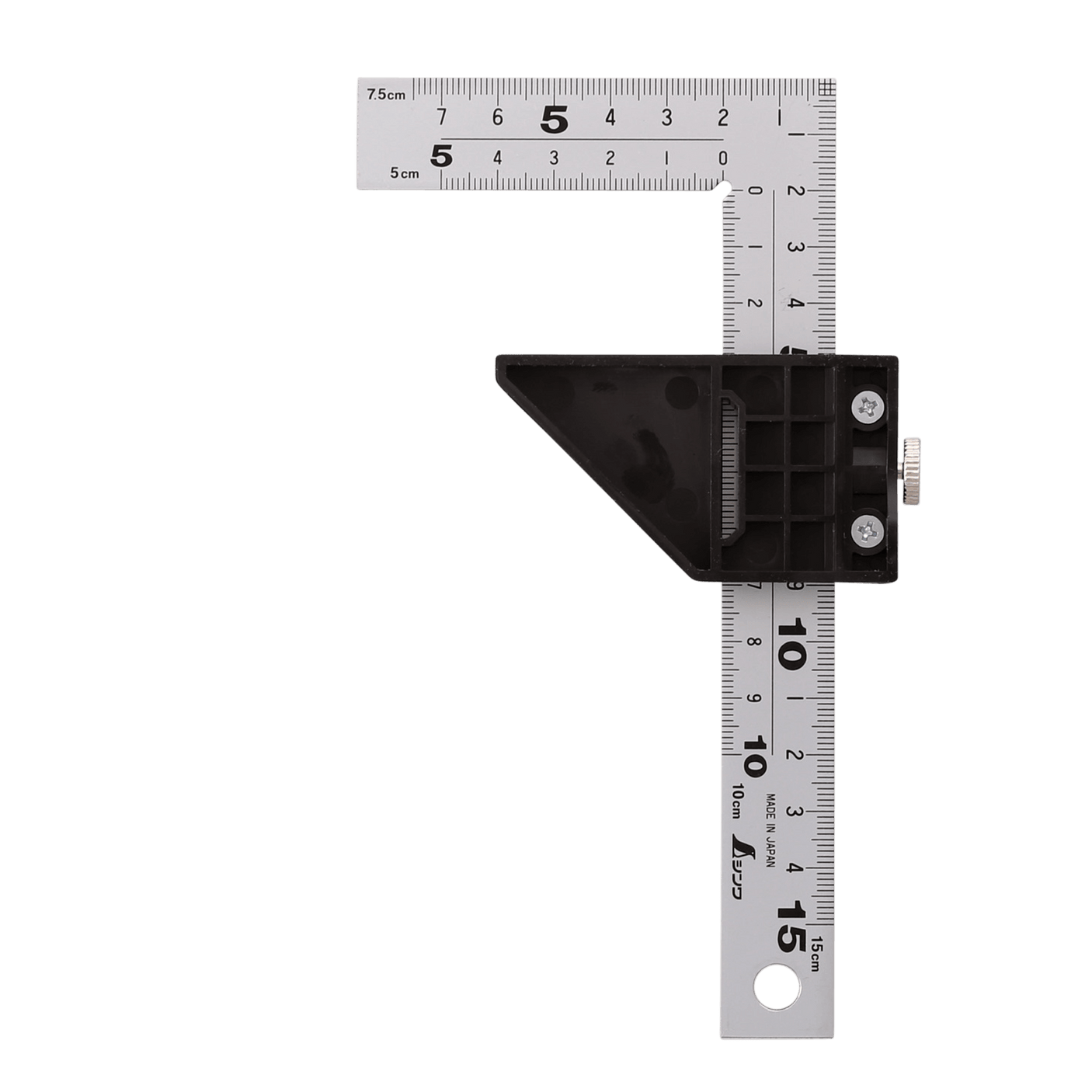 15cm Carpenter's Square with Stop (20mm width) - Japanese Squares - Japanese Tools Australia