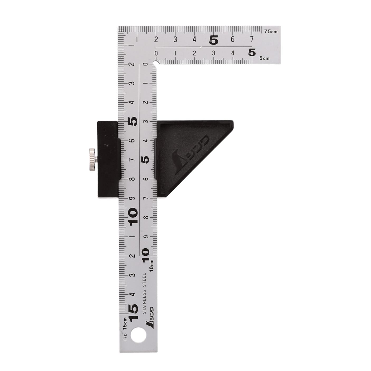 15cm Carpenter's Square with Stop (20mm width) - Japanese Squares - Japanese Tools Australia