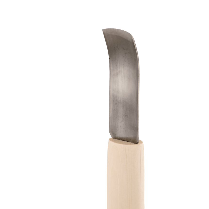 21mm Bent Long-Bladed Carving Gouge - Gouges - Japanese Tools Australia