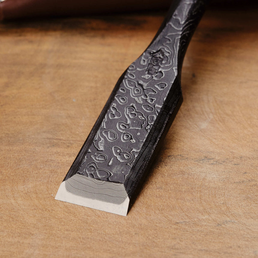 27mm Mokume Wakizashi by Tasai - Bench Chisels - Japanese Tools Australia