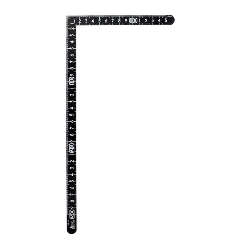 30cm Sashigane - Black - Japanese Squares - Japanese Tools Australia