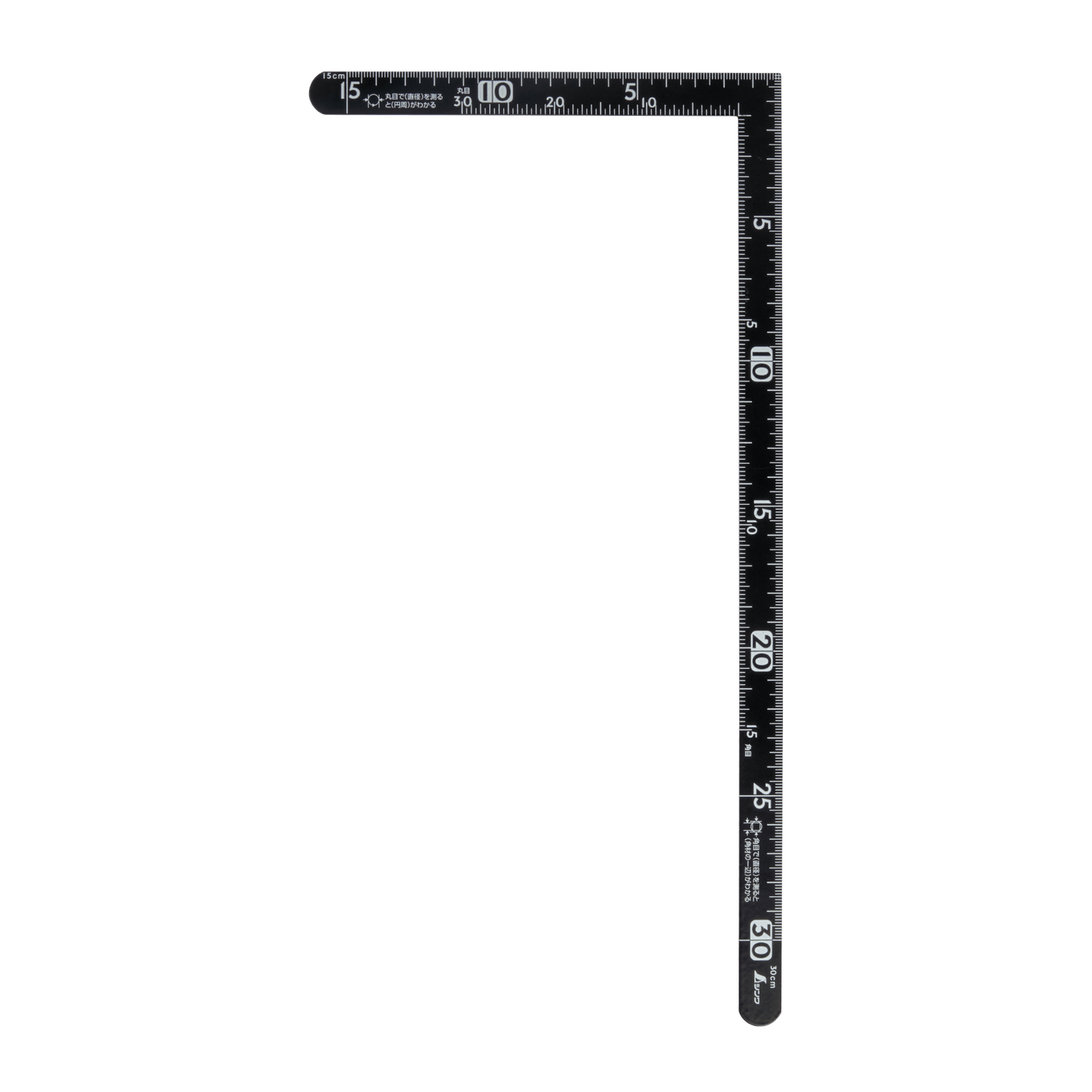 30cm Sashigane - Black - Japanese Squares - Japanese Tools Australia