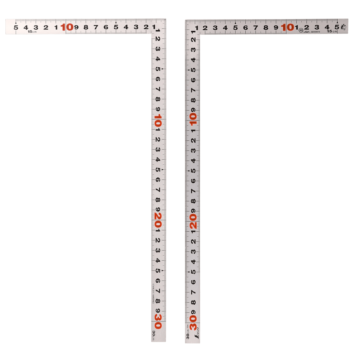 30cm Sashigane - Millimetres - Flat - Japanese Squares - Japanese Tools Australia