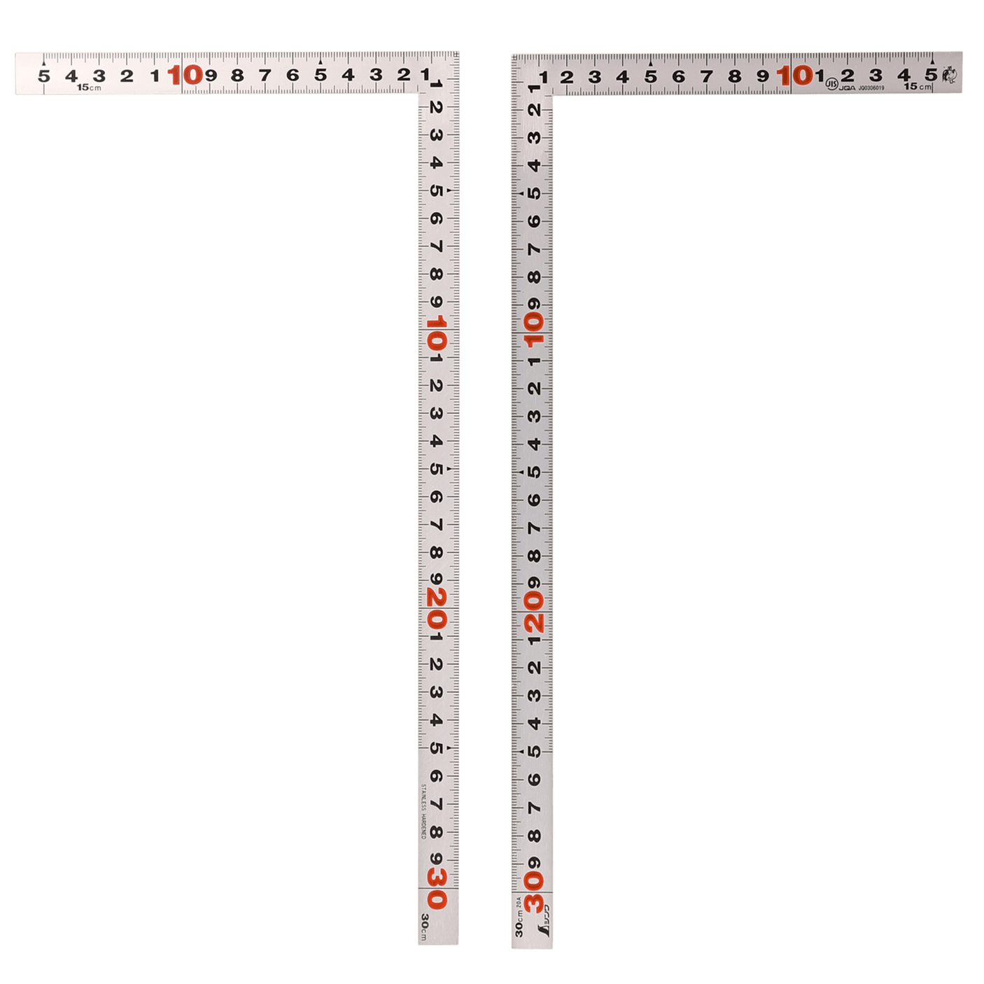 30cm Sashigane - Millimetres - Flat - Japanese Squares - Japanese Tools Australia