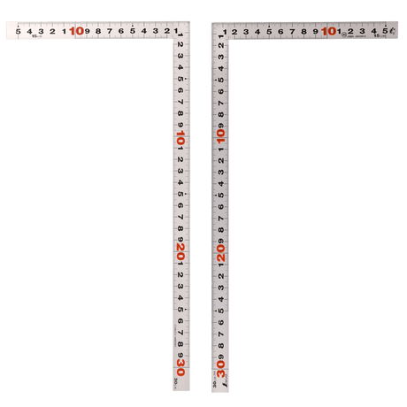 30cm Sashigane - Millimetres - Flat - Japanese Squares - Japanese Tools Australia