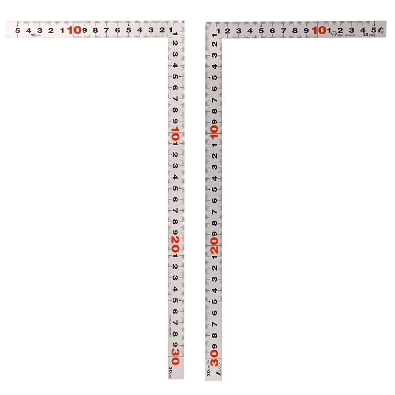 30cm Sashigane - Millimetres - Flat - Japanese Squares - Japanese Tools Australia