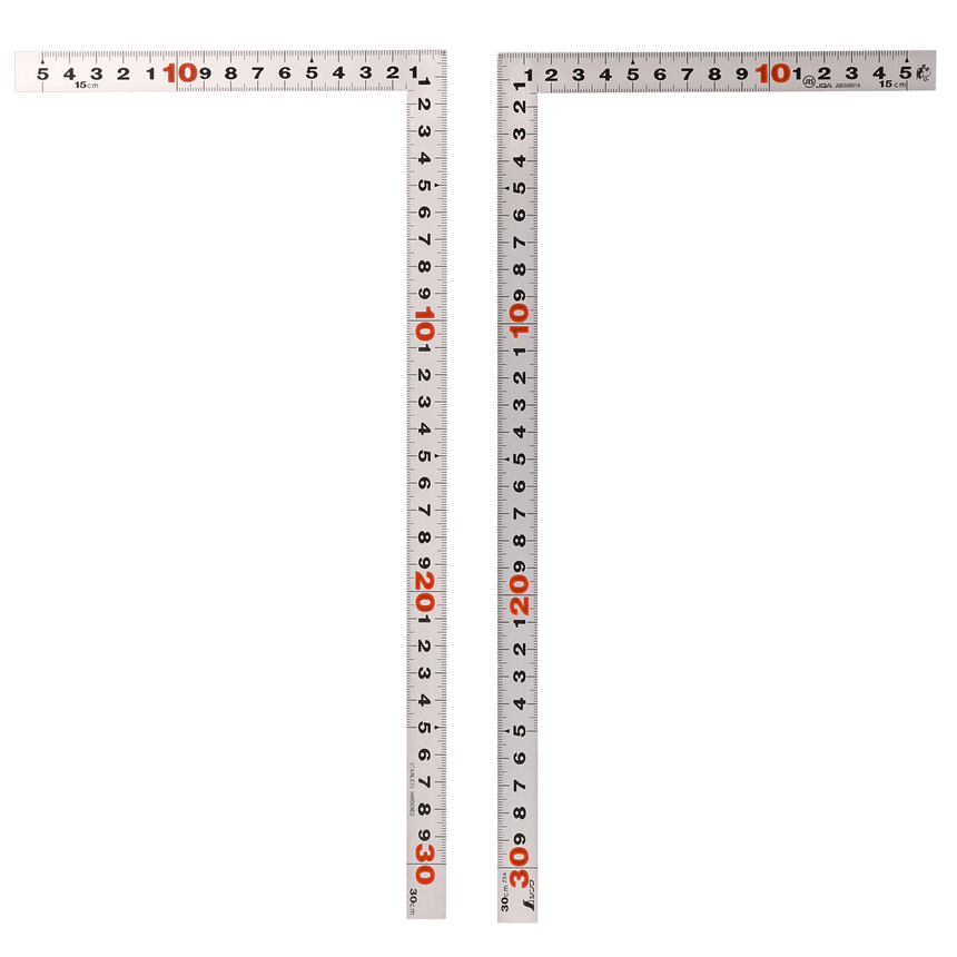 30cm Sashigane - Millimetres - Flat - Japanese Squares - Japanese Tools Australia
