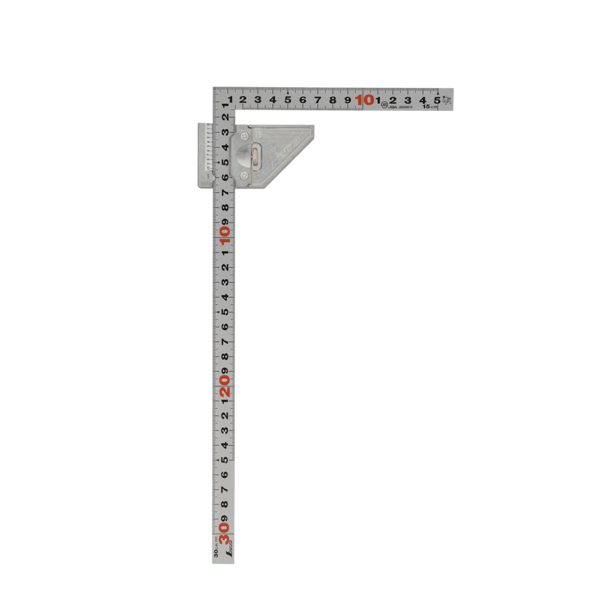 30cm Sashigane with Metal Stop - Japanese Squares - Japanese Tools Australia