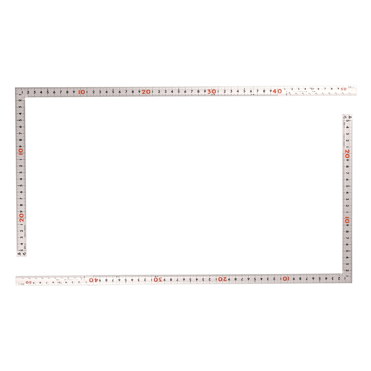 50cm Sashigane Square - Millimetres - Traditional Profile - Japanese Squares - Japanese Tools Australia