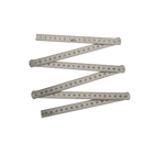 6-folding Stainless Steel Rule Polish Finish 1 m - Rulers - Japanese Tools Australia