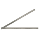 6-folding Stainless Steel Rule Polish Finish 1 m - Rulers - Japanese Tools Australia