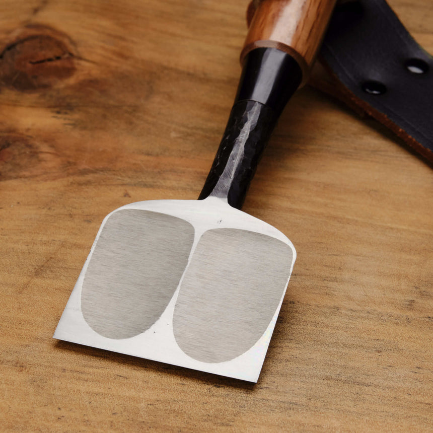 65mm Tsuchime Chisel with Leather Sheath by Tasai-san - Bench Chisels - Japanese Tools Australia