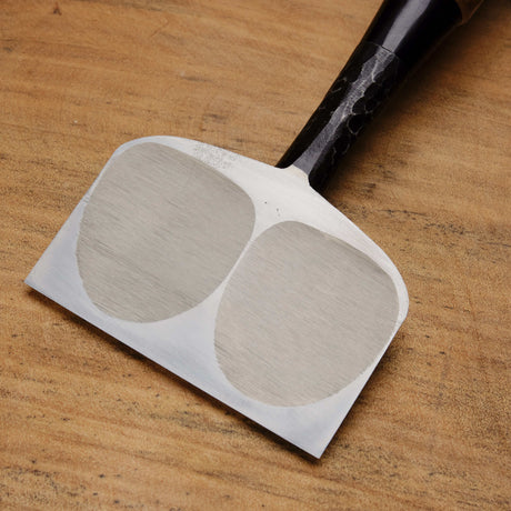 90mm Tsuchime Chisel with Leather Sheath by Tasai-san - Bench Chisels - Japanese Tools Australia