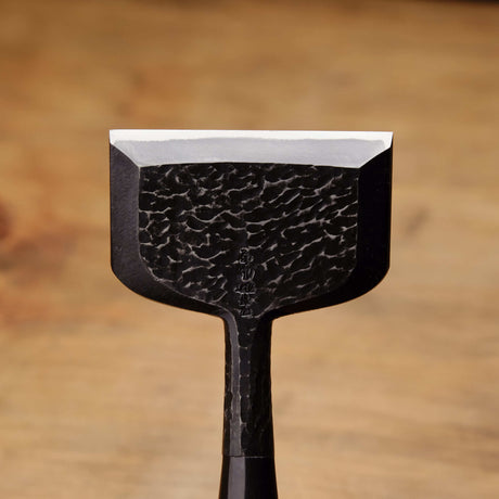 90mm Tsuchime Chisel with Leather Sheath by Tasai-san - Bench Chisels - Japanese Tools Australia