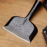 90mm Tsuchime Chisel with Leather Sheath by Tasai-san - Bench Chisels - Japanese Tools Australia