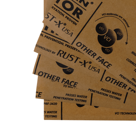 Anti-Rust Paper - 200x200mm, 5pk - Maintenance & Accessories - Japanese Tools Australia