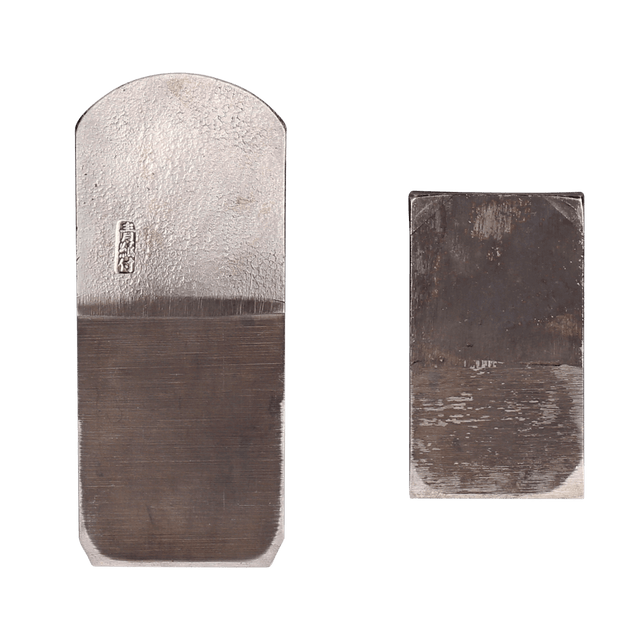 Aogami Plane Blade & Chipbreaker Set - 42mm by Komori-san - Plane Blade Sets - Japanese Tools Australia