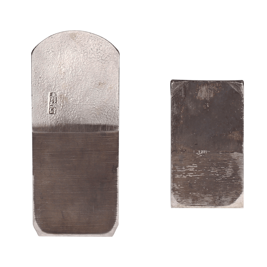 Aogami Plane Blade & Chipbreaker Set - 42mm by Komori-san - Plane Blade Sets - Japanese Tools Australia