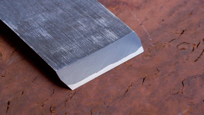 Aogami Plane Blade & Chipbreaker Set - 54mm by Komori-san - Plane Blade Sets - Japanese Tools Australia