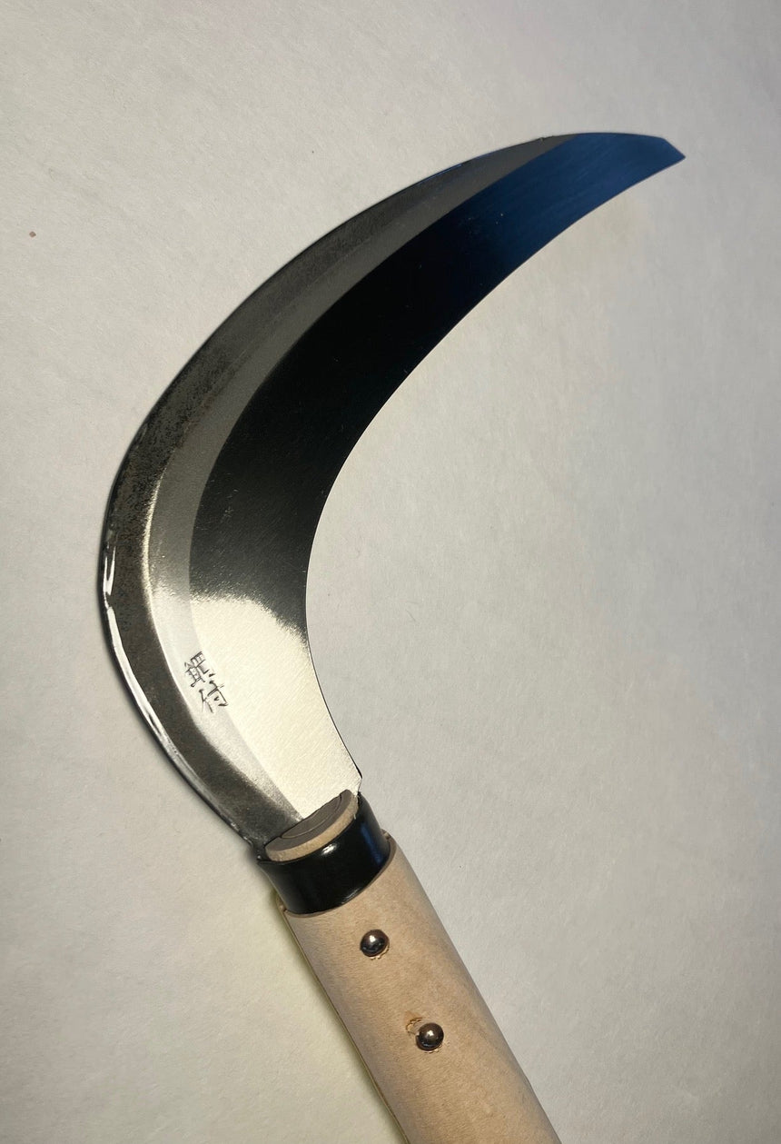 Asano Mokkousho Harvesting Sickle - 180 mm (thick chine) - Sickles - Japanese Tools Australia