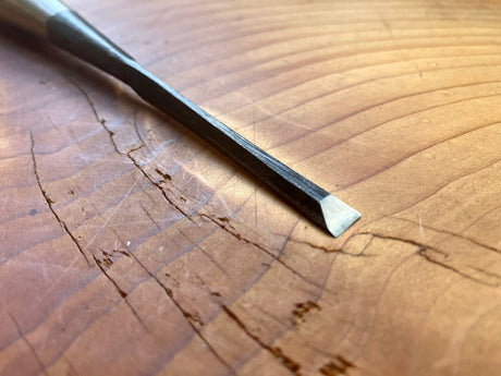 Bachi Nomi Tapered Dovetail Chisel - 6mm - Carpentry Chisels - Japanese Tools Australia