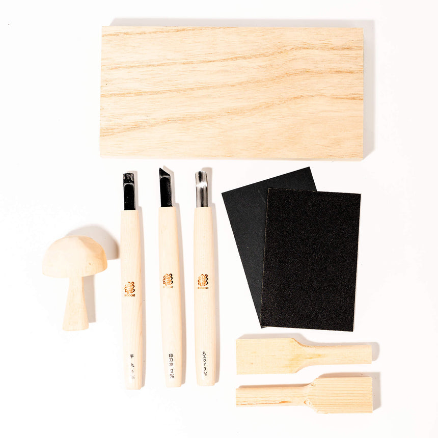 Beginner Carving Set - Gifts - Japanese Tools Australia
