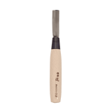 Bent Shallow Gouge - 12mm, HSS - Gouges - Japanese Tools Australia
