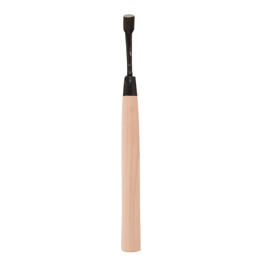 Bent U-Gouge - Shirogami - Gouges - Japanese Tools Australia