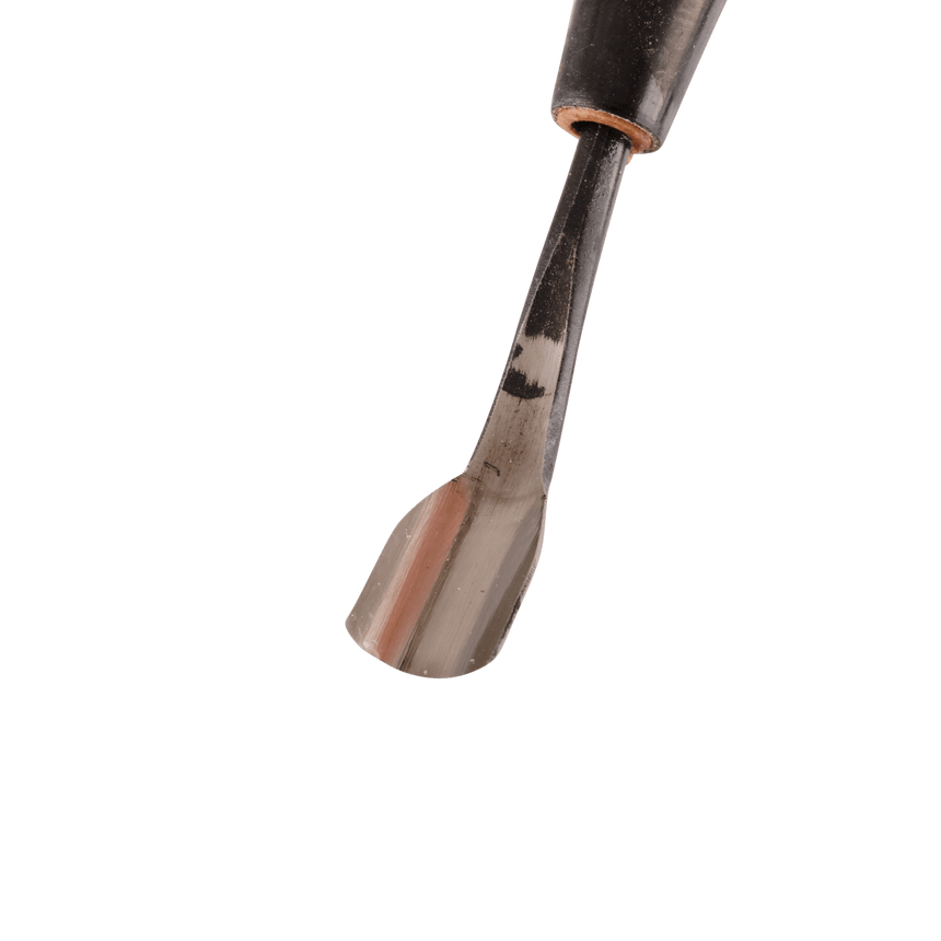 Bent U-Gouge - Shirogami - Gouges - Japanese Tools Australia
