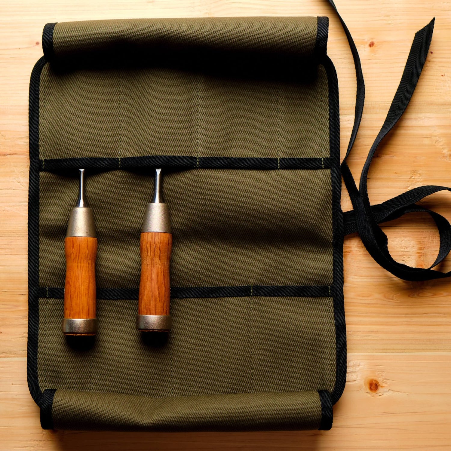 Canvas Roll for Chisels - Chisel Accessories - Japanese Tools Australia