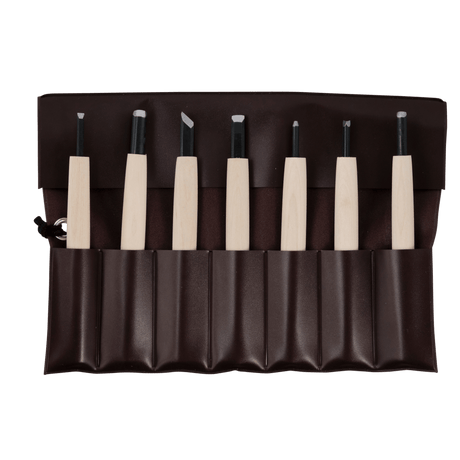 Carvy 7 Piece Carving Set - Carving Sets - Japanese Tools Australia