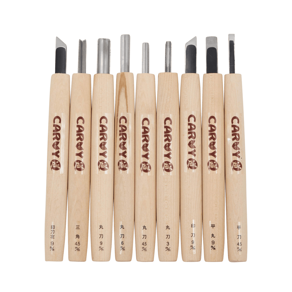 Carvy 9 Piece Carving Set Japanese Tools Australia